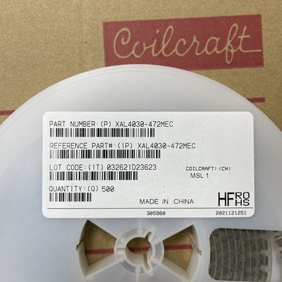 Pérdidas protegidas de gran intensidad 4.7UH XAL4030-472MEC de la energía baja de los inductores del poder de Coilcraft