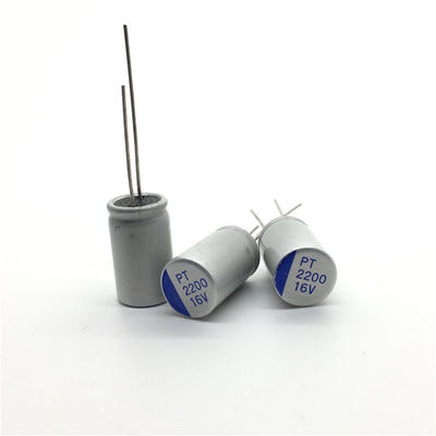 Capacidad baja electrolítica sólida de la tapa de filtro del poder de los condensadores 16V2200UF UPL1C222M1016 ESR
